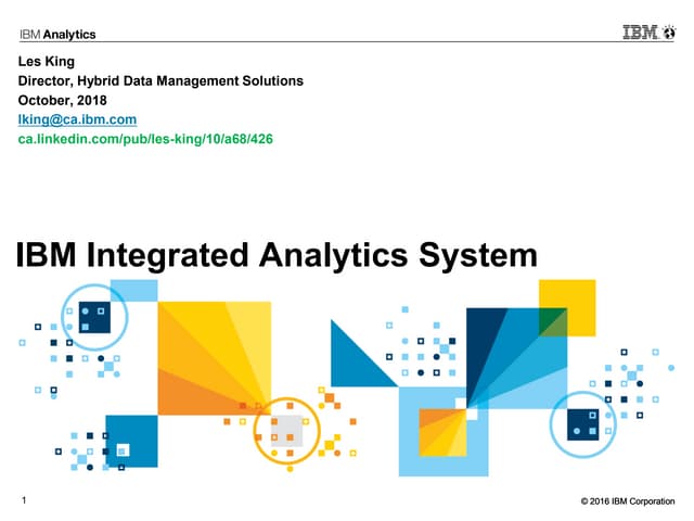 Ibm integrated analytics system