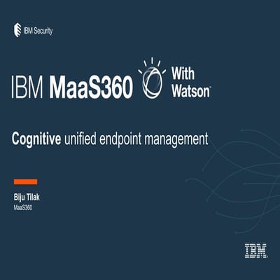 IBM MaaS360 with watson