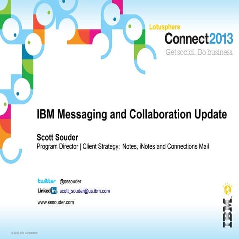 Ibm messaging & collaboration roadmap 2013 (external)