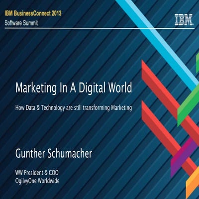 Marketing in a Digital World