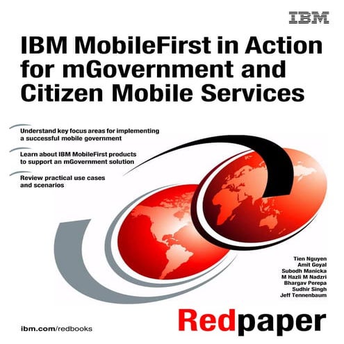 Ibm mobile first in action for mgovernment and citizen mobile services red