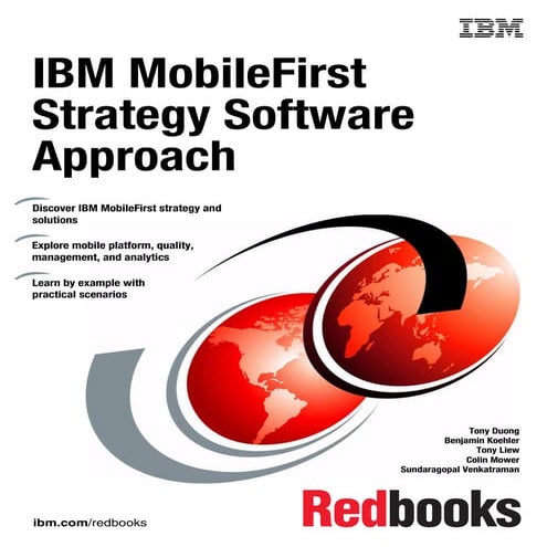 Ibm mobile first strategy software approach