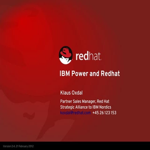 RedHat Linux, IBM Power Event