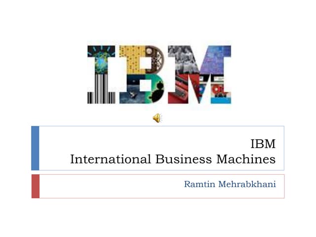 IBM Presentation: Ramtin Mehrabkhani