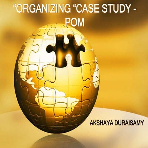 Organzing Principles Of Management- IBM case study