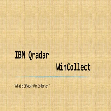 IBM QRadar  WinCollector - Managed Vs Stand Alone