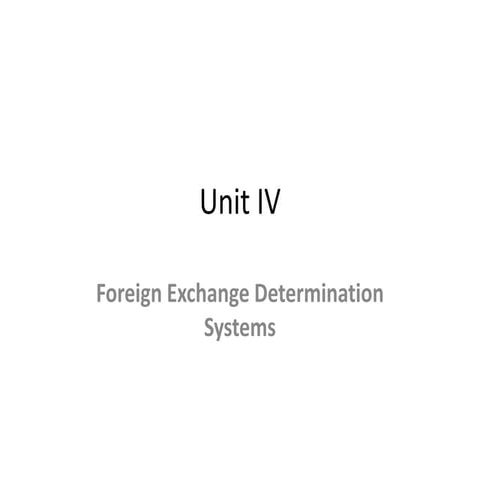 IBM - RMB302 - Unit IV