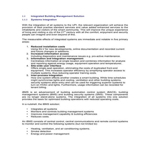 iBMS - SmartCity fundamentals (Example)