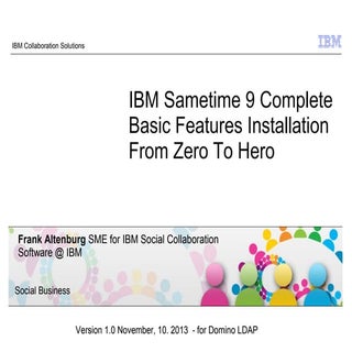 IBM Sametime 9 Complete - Basic Fea...