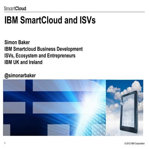 IBM SmartCloud and ISVs September 2013 (Softlayer)