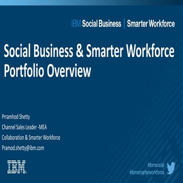 Ibm social bu overview prramhod