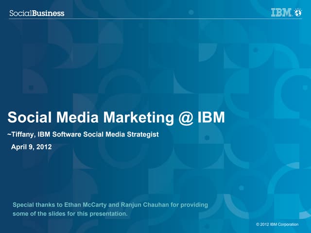 IBM Social Media Marketing