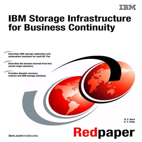 Ibm storage infrastructure for business continuityredp4605