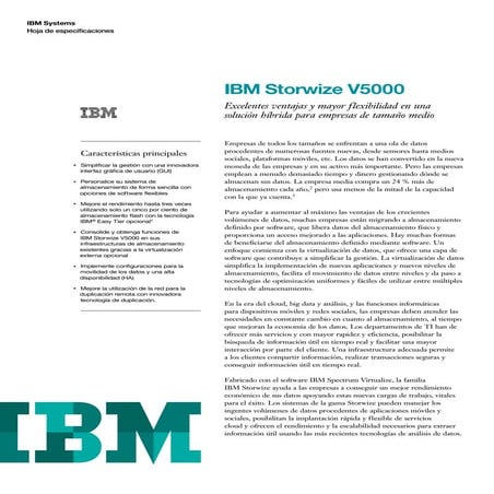 Ibm storwize v5000