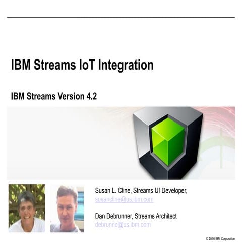 IBM Streams IoT Integration