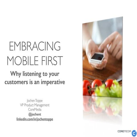 Embracing Mobile First