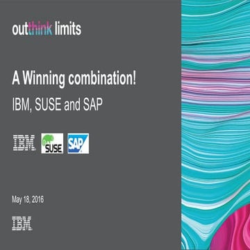IBM Power & SUSE at SAPPHIRE 2016