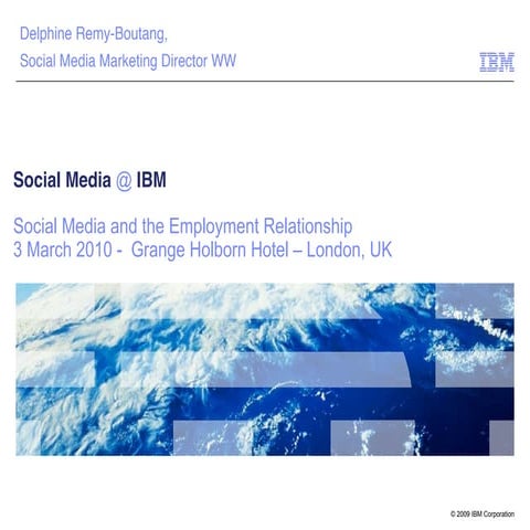 Ibm Swg Social Media Marketing Delphine Remy Boutang 3rd March