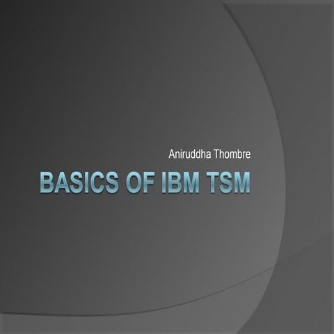 Ibmtsm 100325083335-phpapp01