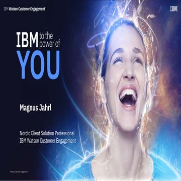 Ibm watson in the cognitive era (watson summit) mjahrl