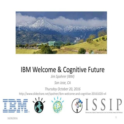Ibm welcome and cognitive 20161020 v4