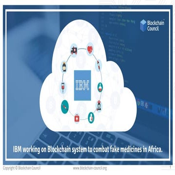 Blockchain In Pharma Supply Chain | Blockchain Use Cases In Pharma | PDF