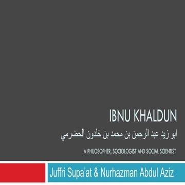 Ibnu Khaldun