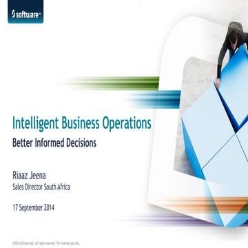 Better Informed Decisions by Riaaz Jeena (ict business breakfast)