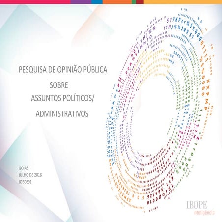 Ibope Goiás Julho 2018