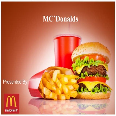 MCDONALD IMPORT EXPORT Ppt