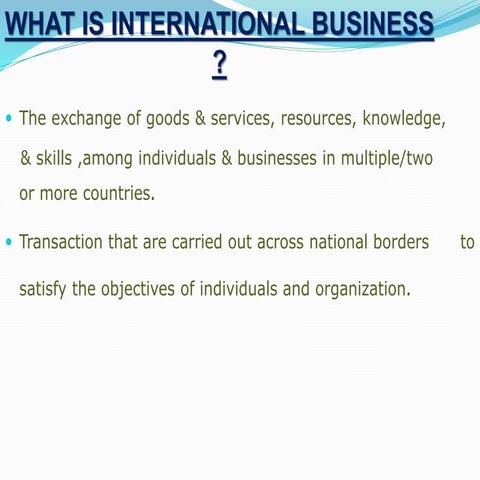 International Business