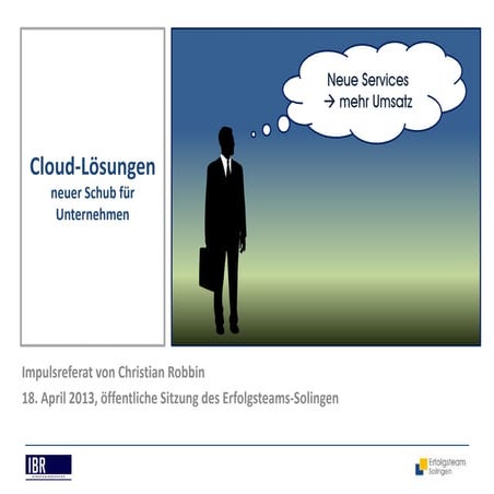 Cloud Computing - mehr Schub für Unternehmen