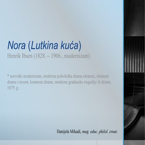 Henrik Ibsen, Nora ili Lutkina kuća