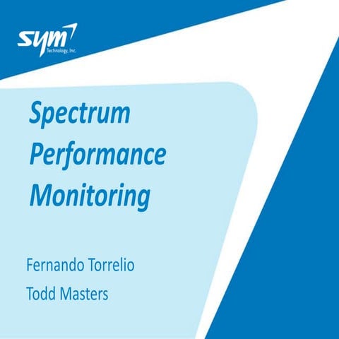 SYM Technology RF Spectrum Performance Analysis