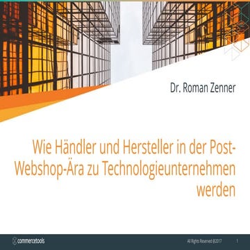 Wie Händler und Hersteller in der Post-Webshop-Ära zu Technologieunternehmen ...