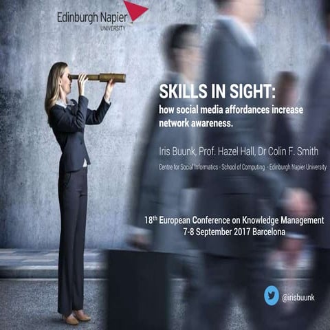 Skills in Sight: How Social Media Affordances Increase Network Awareness