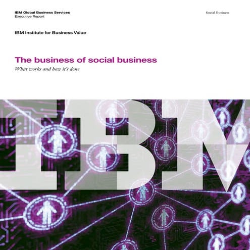 The Business of Social Business
