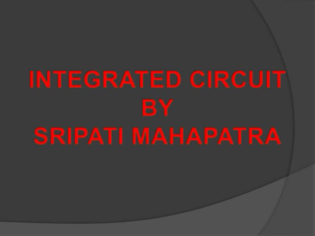 INTEGRATED CIRCUIT