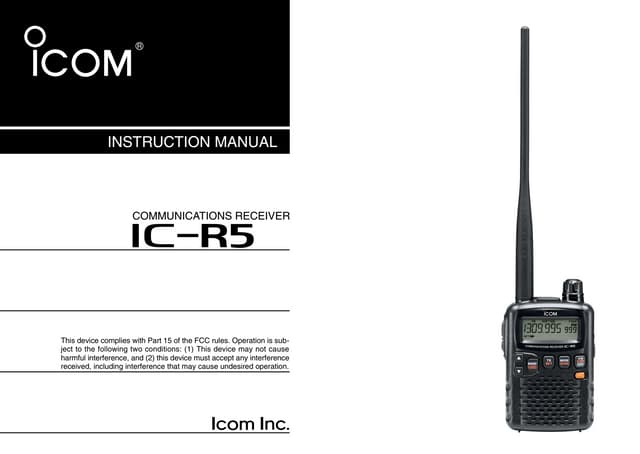 ICOM IC-R5 【公式通販】