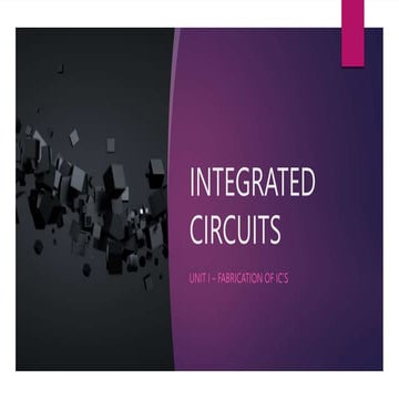 Digital Electronics and Integrated Circuits - Unit 4