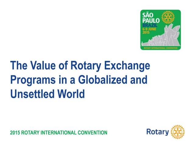 Impact of Rotary Exchange Programs ...