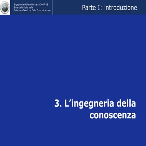 IC2008 Introduzione all'Ingegneria Della Conoscenza