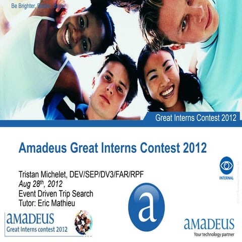 Soutenance de stage chez Amadeus