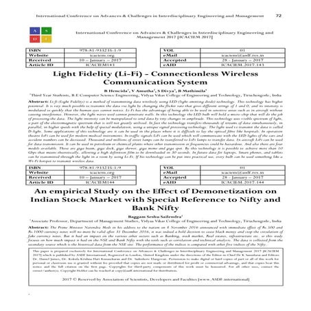 Light Fidelity (Li-Fi) - Connectionless Wireless Communication System | PDF