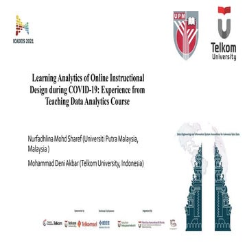 Learning Analytics of Online Instructional Design during COVID-19: Experience...