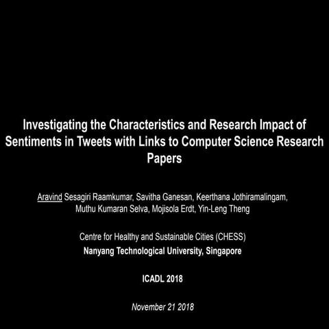 Investigating the Characteristics and Research Impact of Sentiments in Tweets with Links to Computer Science Research Papers