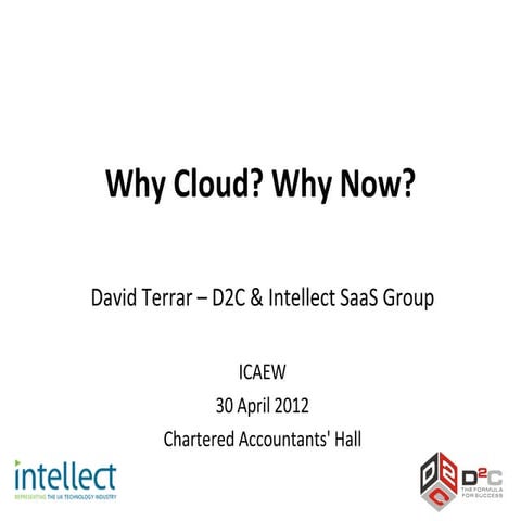 Icaew   why cloud - why now