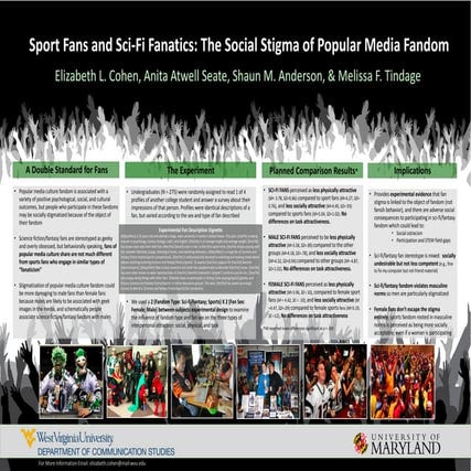 Sport Fans and Sci-Fi Fanatics: The Social Stigma of Popular Media Fandom