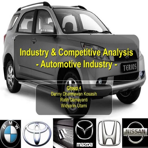 Industry & Competitive Analysis - Automotive Industry