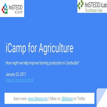 iCamp for agriculture-January 25, 2017